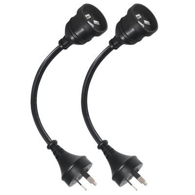 Universal 3 Pin Australia Aus Nzs Plug Computer Cable Male To Female Electrical Cord