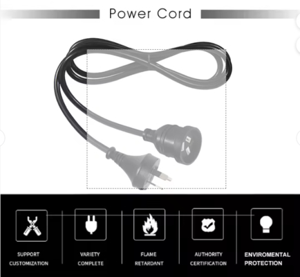 AU Plug to Female AUS Socket Extension Power Cord -Australian 3-Pin Mains Cable, 240V 10A/15A