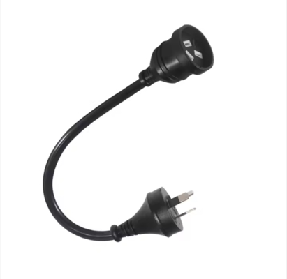AU Plug to Female AUS Socket Extension Power Cord -Australian 3-Pin Mains Cable, 240V 10A/15A