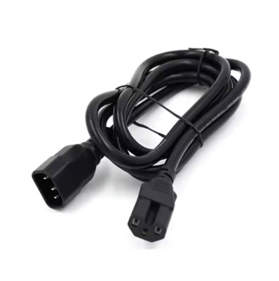 IEC C14 to C15 Power Cord, Male to Female High-Temperature Cable 250V 10A for Server, Network, PDU, Kettle