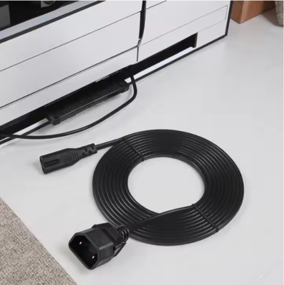 Right Angle C7 to C18 Power Cord Female to Female 10A 250V
