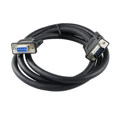 DB9 Male to Female Extension Cable 9 Pin RS232 Serial Straight Through Cord for Data Communication PLC CNC Machine