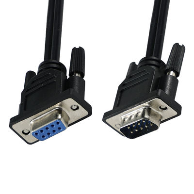 DB9 Male to Female Extension Cable 9 Pin RS232 Serial Straight Through Cord for Data Communication PLC CNC Machine