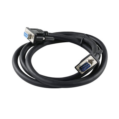 DB9 Male to Female Extension Cable 9 Pin RS232 Serial Straight Through Cord for Data Communication PLC CNC Machine