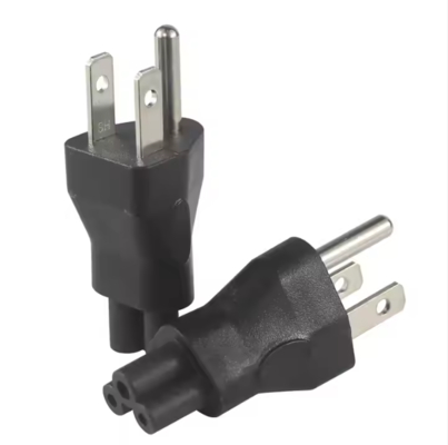 NEMA 5-15P to IEC C5 Power Adapter Cable for Laptops