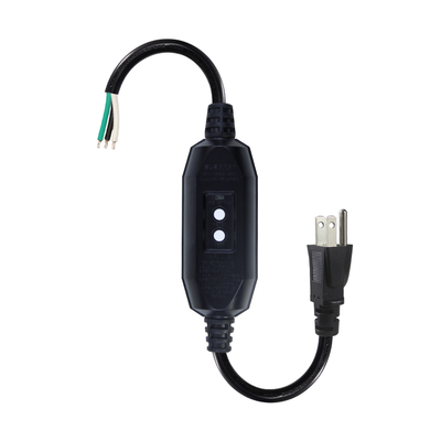 15A GFCI Power Cord NEMA 5-15P to Free End 14AWG
