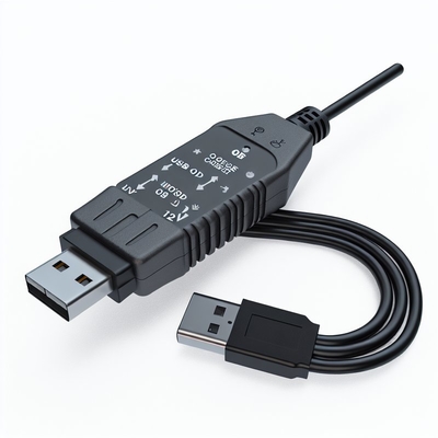 5V to 12V USB OBD Voltage Booster Cable with Short Circuit Protection
