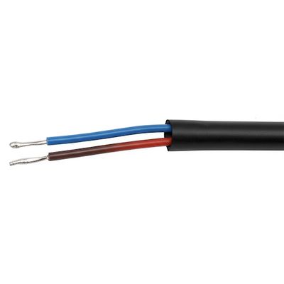 NEMA 1-15P 2-Prong Unpolarized Plug to Tinned Stripped End Power Cable for Custom Power Applications