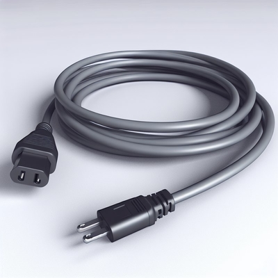 10FT C5 Laptop Power Cable for Standard US Outlets