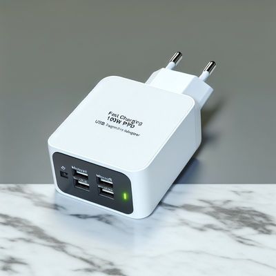 100W GaN USB-C PD Fast Charger with US Plug