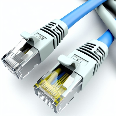 CAT6 Flat FTP Shielded Ethernet Cable with Snagless Boot