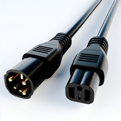 IEC C5 to C14 Power Cord 10A 1.8m Bare Copper Cable