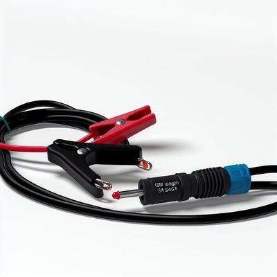 1.5m 5A Fused Alligator Clips to DC SAE Battery Cable