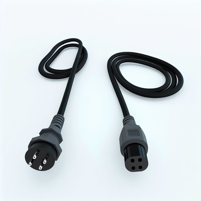 IEC C19 to C20 Power Cord 1.5m PVC Jacket 220V EU Plug