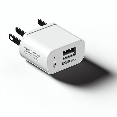 100W USB-C GaN Charger with AU 2-Pin Plug for Laptops