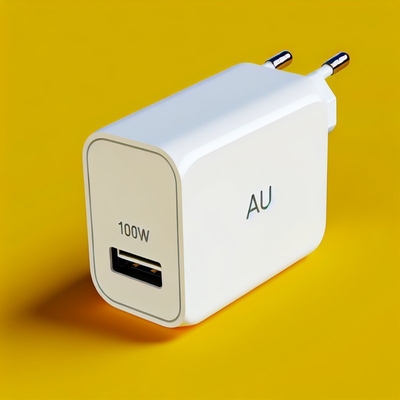 100W USB-C GaN Charger with AU 2-Pin Plug for Laptops