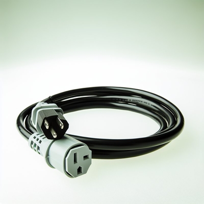 NEMA 5-15 to IEC C15 AC Power Cord 16AWG-18AWG for Computers
