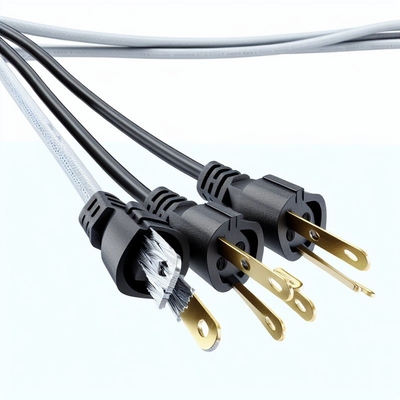 NEMA 5-15P 3 Pin AC Power Cord for Home Appliances