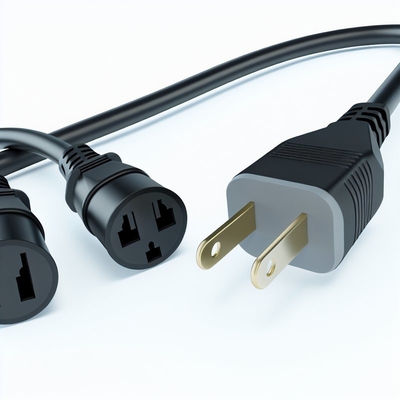 3M AU Plug to Dual IEC Female Y Splitter Power Cord
