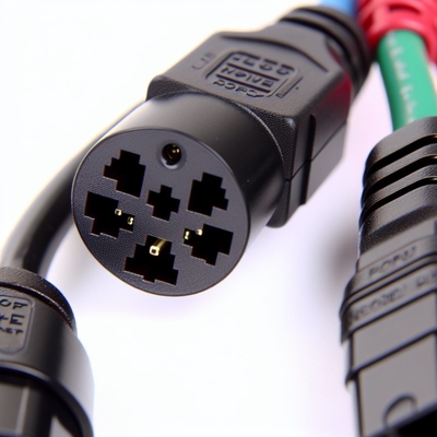 NEMA 5-15P to True1 Female 4-Way PowerCON Splitter Cable 1.8m