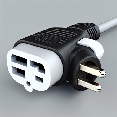 NEMA 5-15P to GFCI Surge Protector Power Cord 20A 125V