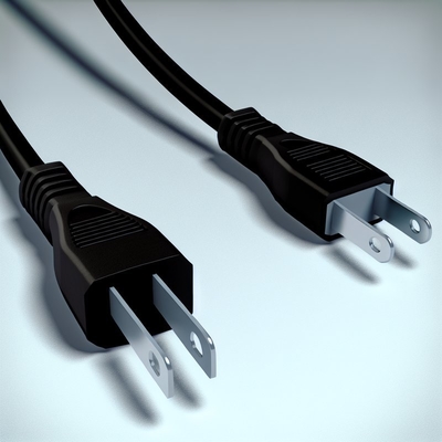 16AWG US Power Cord with E12 E14 E26 E27 Sockets
