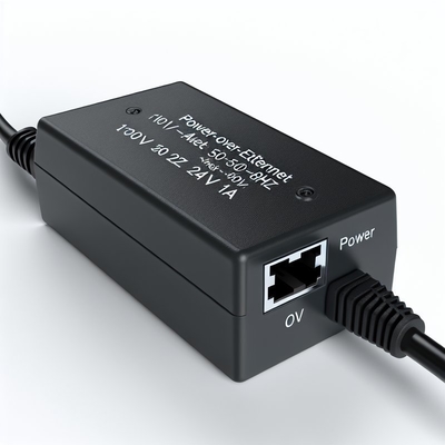 24V 0.5A 12V 1A POE Injector Adapter for CCTV IP Camera