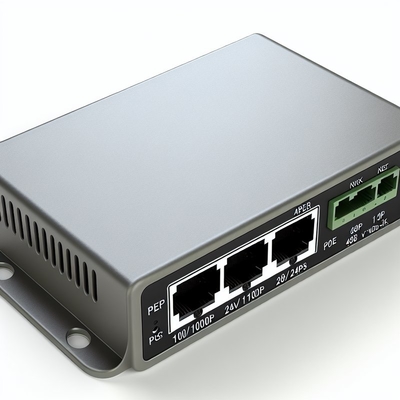 12V 24V 48V Passive POE Injector for IP Cameras 10/100/1000Mbps