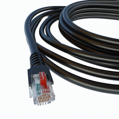 25ft Black RJ11 Telephone Cable 4P4C 4P2C Extension Cord