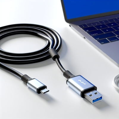28AWG 1P 24AWG 2C Retractable USB Type C Fast Charging Cable