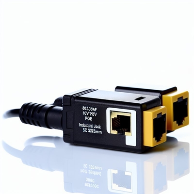 802.3af 12V POE Splitter with DC Jack USB-C 100Mbps