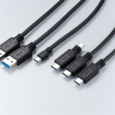 USB 2.0 Type C Male to USB B Male Data Cable for Printers and Scanners