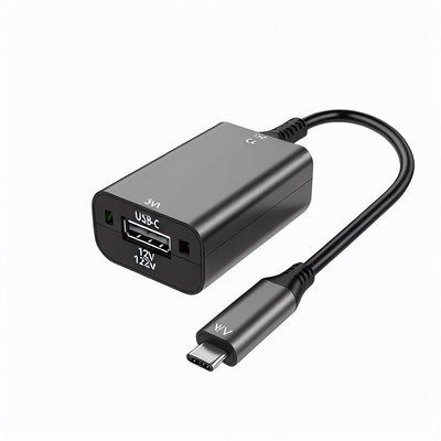 USB-C to DC Step Up Cable for Laptop Router Charger 12V 20V