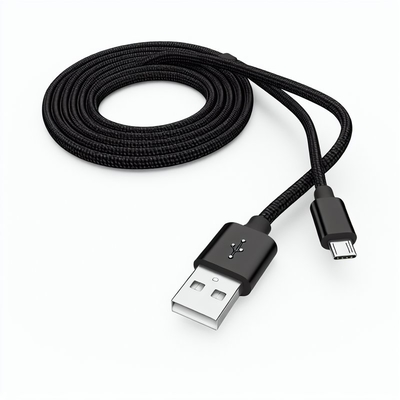 6ft Nylon Braided Micro USB Cable Fast Charging Data Transfer
