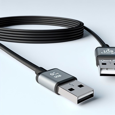 0.5m USB 2.0 3-in-1 Quick Charge Data Cable Micro Type C