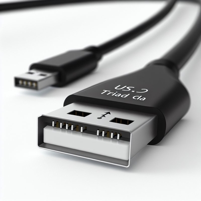 0.5m USB 2.0 3-in-1 Quick Charge Data Cable Micro Type C