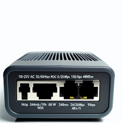 48V to 24V 12V 5V POE Splitter 10/100Mbps for WiFi Router