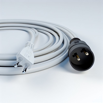 EU 3-Pin Schuko Plug to C13 Power Cord 0.75mm² HO5VV-F