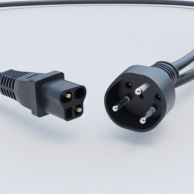 EU 3-Pin Schuko Plug to C13 Power Cord 0.75mm² HO5VV-F