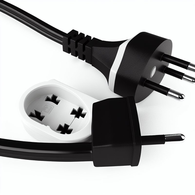 VDE Approved EU 2 Pin to IEC C7 C8 Laptop Power Cord 1.5m