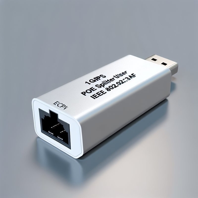 48V to 24V POE Splitter 1Gbps IEEE 802.3af for Security Cameras
