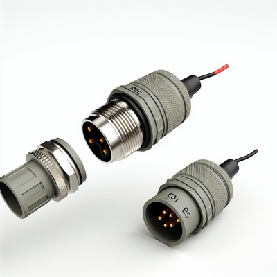 M12 IP67 Waterproof Connector 3Pin Male to Female LED Lighting Cable
