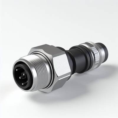 M12 IP67 Waterproof Connector 3Pin Male to Female LED Lighting Cable