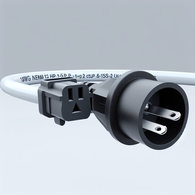 18AWG NEMA 1-15P to C7 US 2 Prong Power Cord