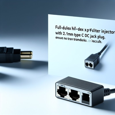 48V to 24V 12V 5V POE Splitter with 2.1MM 5.5MM Type C DC Jack