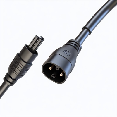C8 Male to C7 Female 0.8m Power Cord 18AWG PVC ROHS Certified