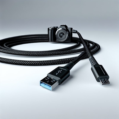 Black USB 2.0 to Micro USB Cable 1m 1.5m Data Transfer Charging
