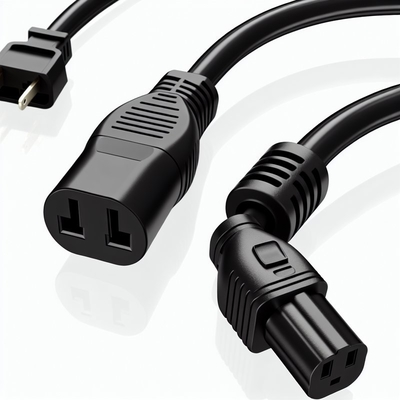 C20 to C13 AC Power Cord 10A 250V Black 1m