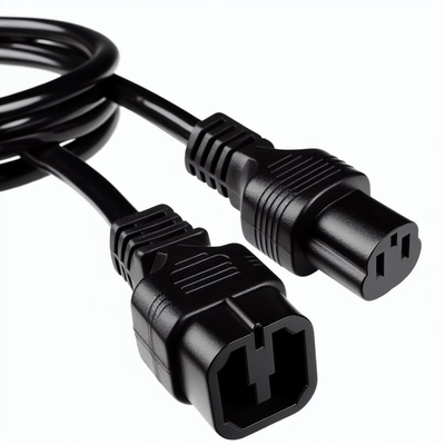 C20 to C13 AC Power Cord 10A 250V Black 1m
