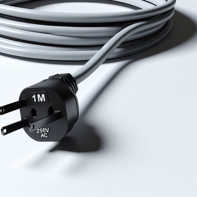 UK 3-Pin Extension Cord 1M 13A 250V AC Power Cable